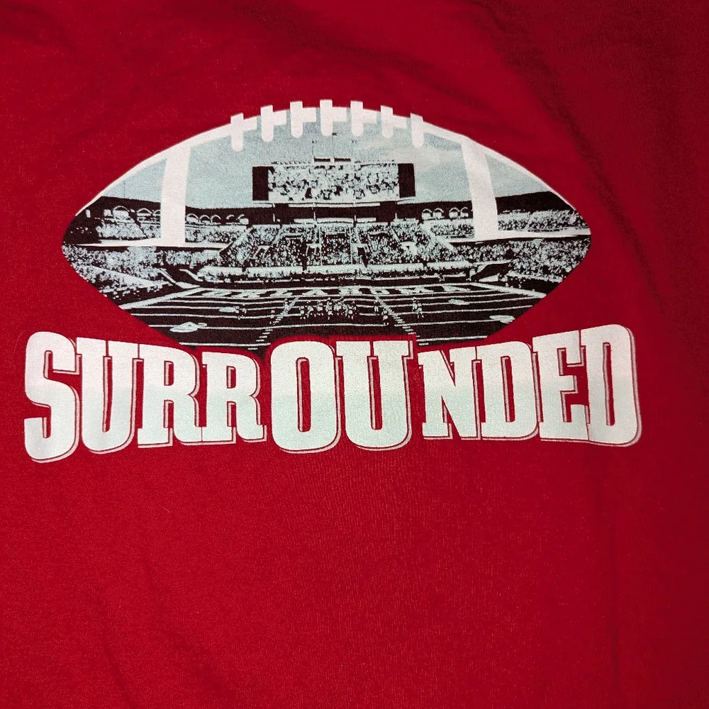 Hanes Adult Medium Oklahoma University‎ Red Short Sleeve Graphic T-Shirt